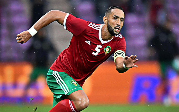وأسرة مهدي Benatia, 4k, الوطني المغربي لكرة القدم, صورة, المغربي لاعب كرة القدم, المدافع, يوفنتوس FC, كرة القدم
