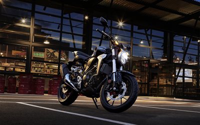4k, Honda CB300R, superbikes, 2019 bikes, japanese motorcycles, Honda