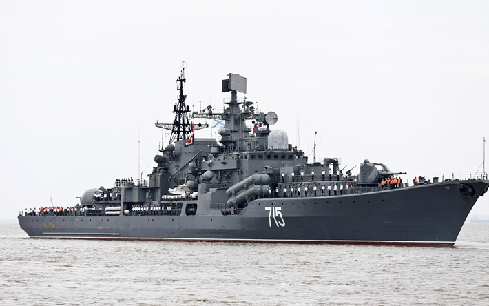 Bystryy, 4k, destroyer, Sovremenny class destroyer, Russian Navy