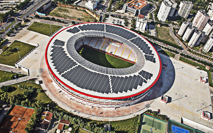 Nuovo Antalya Stadio, Antalya Arena, Antalyaspor Stadio, Bagno Turco Stadio Di Calcio, Antalya, Turchia