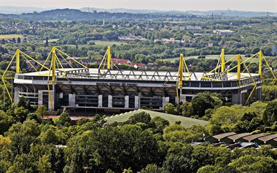 Signal Iduna-Puisto, BVB-Stadion, Dortmund, Saksa, Saksan Jalkapallo Stadion, Borussia Dortmund-Stadion, Jalkapallo, Bundesliiga