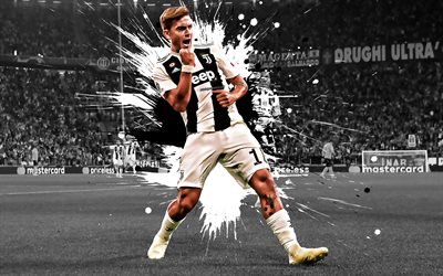 Paulo Dybala, Juventus FC, goal, joy, Argentine footballer, striker, Serie A, Italy, football, Juve, famous football players, Dybala