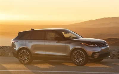 Range Rover Velar R-Dynamic, 4k, sunset, 2018 cars, SUVs, Range Rover