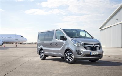 4k, Opel Vivaro Tourer, 2018 otomobil, kamyonet, yeni Vivaro, Alman otomobil, Opel