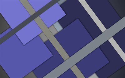 harmaa violetti abstraktio, geometrinen taustat, materiaali suunnittelu, android
