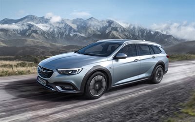 Opel Insignia Land Tourer, 4k, Bilar 2018, offoroad, nya Insignier, Opel