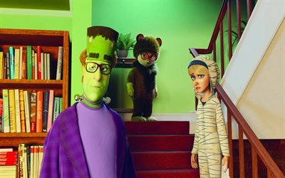 Happy family, 2017, characters, new 3d movie, We are the monsters