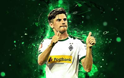 Jonas Hofmann, abstrakt konst, tyska fotbollsspelare, Borussia M&#246;nchengladbach-FC, fotboll, Hofmann, Bundesliga, neon lights