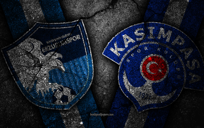 Kasimpasa vs Erzurum, Omg&#229;ng 9, Super League, Turkiet, fotboll, Erzurum FC, Kasimpasa FC, turkish football club