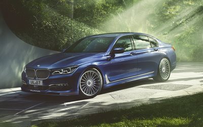 بي ام دبليو 7, Alphina, 2016, G12, السيارات الفاخرة, الأزرق BMW