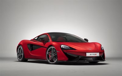 McLaren 570s, Vermillion, P Zero, punainen McLaren, superauto, tuning 570s