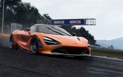 Project CARS 2, 4k, 2017 games, McLaren 720S, autosimulator