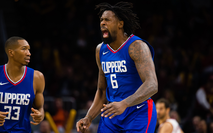 Patrick Beverley, 4k, les joueurs de basket-ball, NBA, Angeles Clippers, le basket-ball