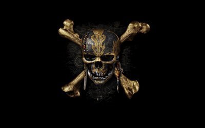 Pirati dei Caraibi: Dead Men Tell No Tales, 4K, 2017 film, poster