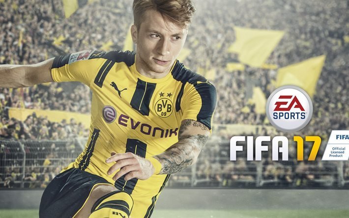 Marco Reus, FIFA 17, jalkapallo simulaattori, EA Sports, Fifa 2017