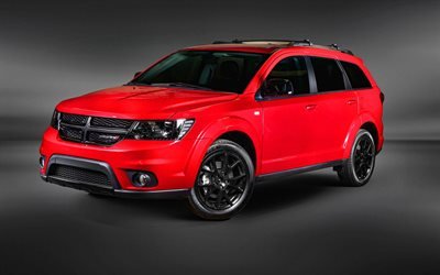 Dodge Journey RT Asfalto, 4k, crossovers, 2018 coches, estudio los coches americanos, 2018 Dodge Journey, Dodge