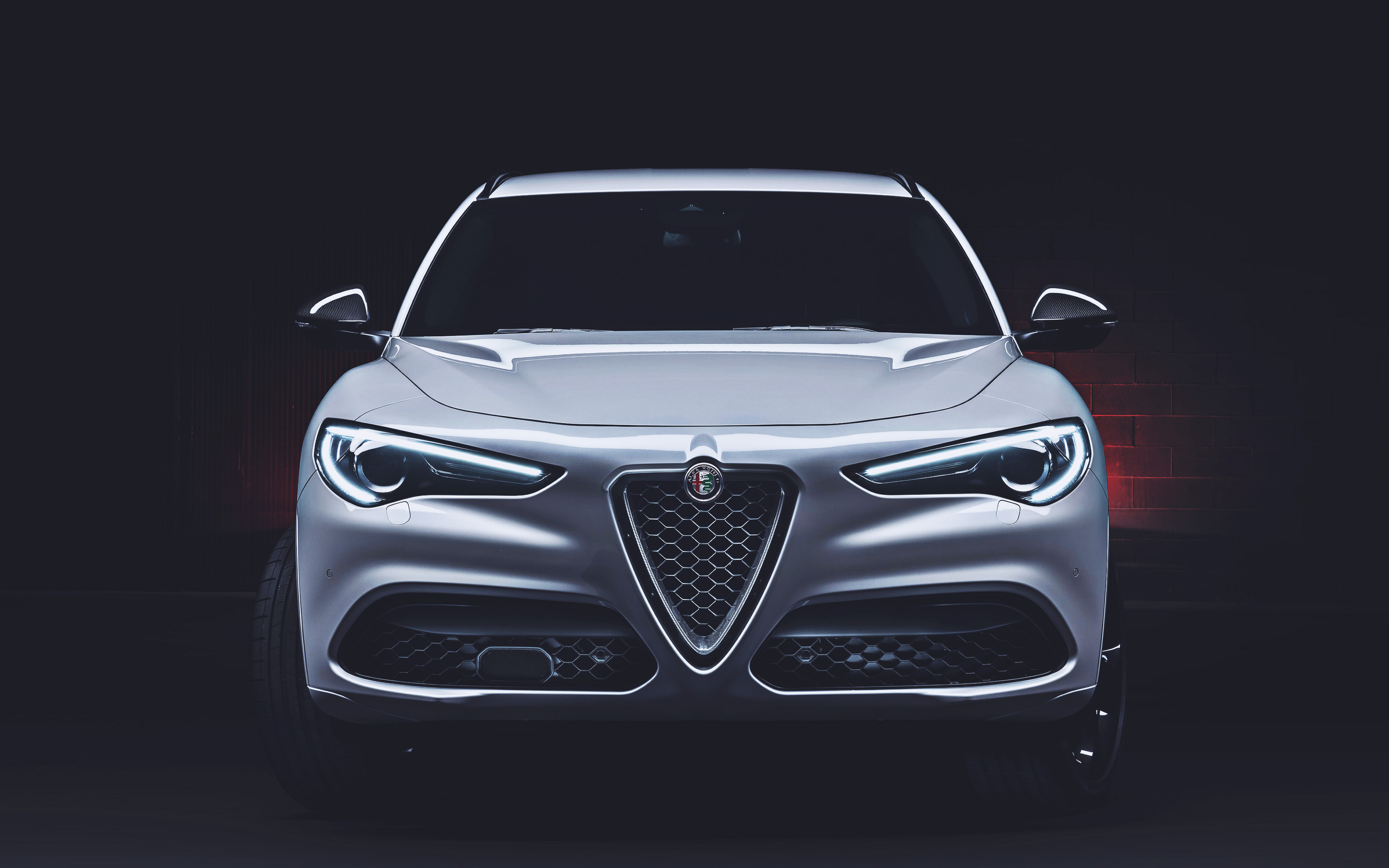 Download wallpapers Alfa Romeo Stelvio Veloce Ti, 4k, front view, 2021 ...