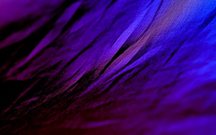 texture de tissu violet, fond violet, fond de vagues violettes, texture de tissu, texture de satin violet