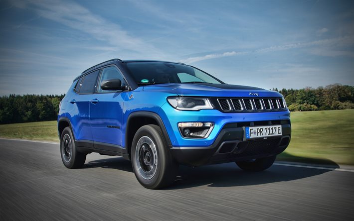 Jeep Compass Trailhawk 4xe, 4k, SUV, voitures 2021, sp&#233;cification europ&#233;enne, Jeep Compass Trailhawk 2021, voitures am&#233;ricaines, Jeep