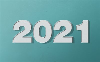 Mutlu Yıllar 2021, Mavi retro 2021 arka plan, 2021 kavramlar, 2021 Yeni Yıl, retro mavi doku