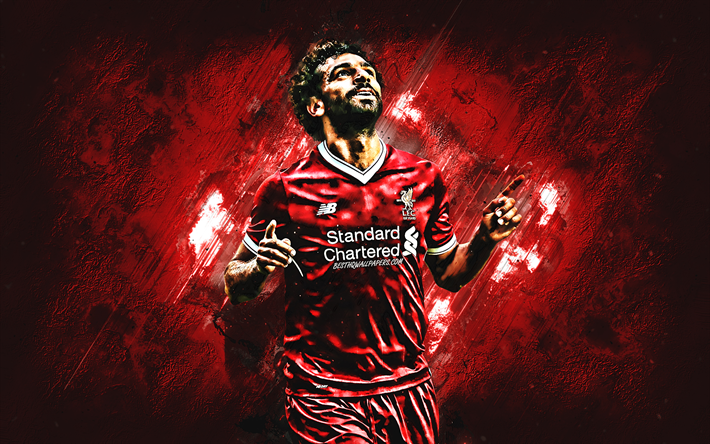 Mohamed Salah, el Liverpool FC, El jugador de f&#250;tbol, delantero, n&#250;mero 11, la estrella del f&#250;tbol, de la Liga Premier, Inglaterra, f&#250;tbol, Salah