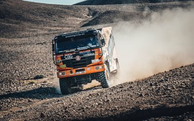 camion de rallye, Tatra, Rallye Dakar, r&#233;glage de camion, TATRA 815, camions de course, TATRA Team
