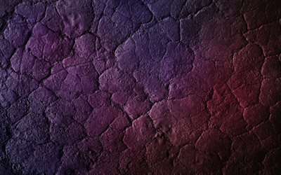 violet mur de pierre, macro, naturel texture de pierre, de pierre, de textures, de violet, grunge fond, de pierres, de milieux, pierre pourpre, fond de roche naturelle