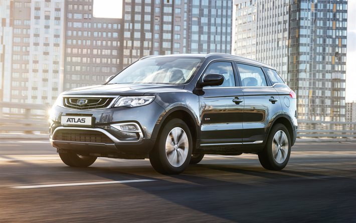 Geely Atlas, 4k, crossovers, 2020 coches, Geely NL-3, los coches chinos, Geely