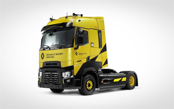 Renault T520 de Sport automobile, &#224; l&#39;ext&#233;rieur, des courses de camion, camions modernes, Renault Trucks