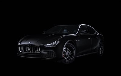 Maserati Ghibli, Preto, 2017, Edi&#231;&#227;o Especial, Ajuste Maserati, preto Ghibli, carros italianos, Maserati