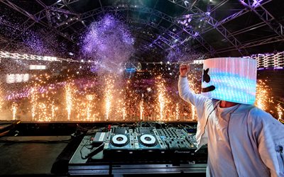 DJ Marshmello, EDM, konsert, elektronisk musik, American DJ, fest