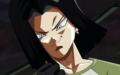 Android 17, close-up, Dragon Ball, villains, Lapis, Dragon Ball FighterZ, DBZF