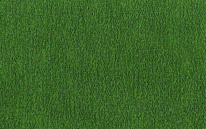 tissu vert d&#39;arri&#232;re-plan, 4k, macro, vert, tissu, texture, de milieux, de tissus, de textures