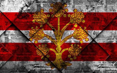 Flagga Westmorland, 4k, grunge konst, rhombus grunge textur, Grevskapen i England, Westmorland flagga, England, nationella symboler, Westmorland, F&#246;renade Kungariket, kreativ konst