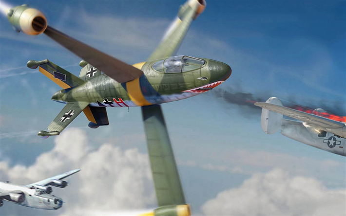 فوك-وولف محرك الجناح, الإقلاع العمودي مقاتلة, المقاتلات الألمانية, الحرب العالمية الثانية, الجو, فوك-وولف