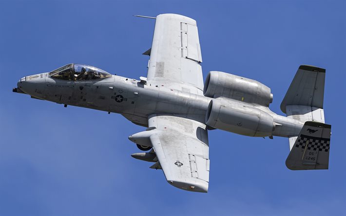 فيرتشايلد-الجمهورية A-10 الصاعقة الثانية, أمريكا طائرات الهجوم, الجيش الأمريكي طائرات, القوات الجوية الأمريكية, A-10, طائرة عسكرية