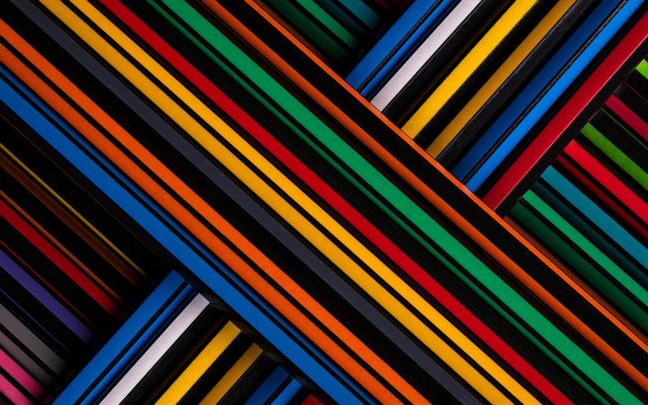 colorful lines, 4k, android, creative, weave patterns, lollipop, geometric shapes, material design, geometry, abstract art, colorful backgrounds