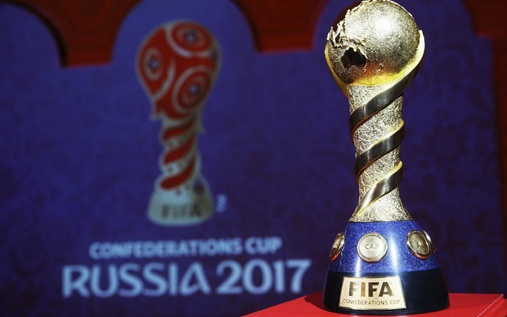 FIFA Confederations Cup, Trofeo, Russia 2017, coppa d&#39;oro