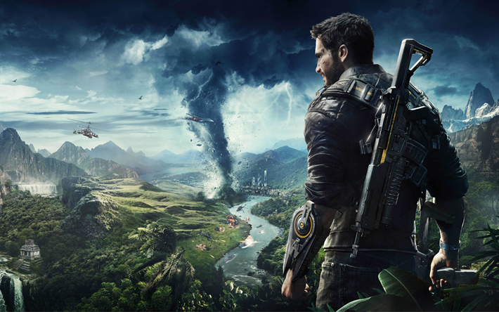 Just Cause 4, 2018, ny dator spel, &#229;tg&#228;rd, affisch