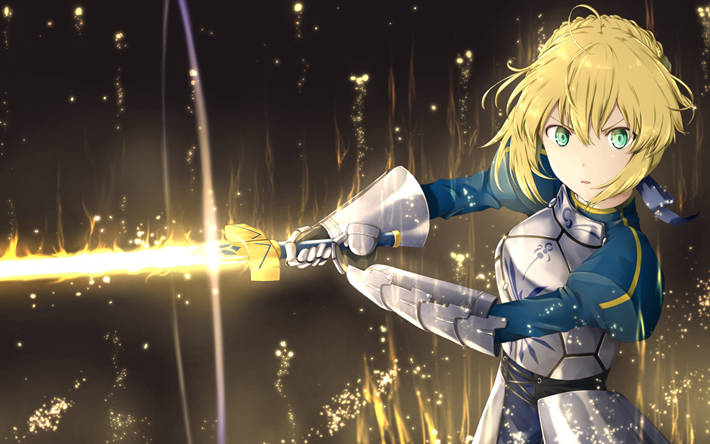 Saber, sword, Fate Series, Fate Grand Order, manga, Sengo Muramasa, Tsumugari Muramasa, TYPE-MOON