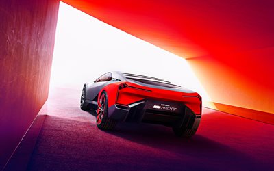 BMW Vision M Next concept, 2019, rear view, exterior, supercar, German sports cars, BMW