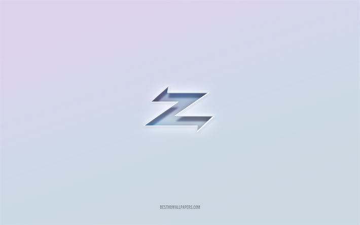 Zagato logo, cut out 3d text, white background, Zagato 3d logo, Zagato emblem, Zagato, embossed logo, Zagato 3d emblem