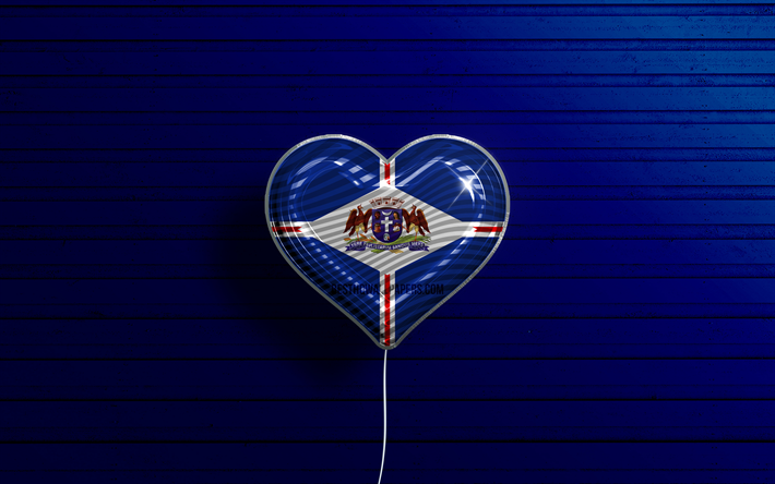 rakastan guarulhosia, 4k, realistiset ilmapallot, sininen puinen tausta, guarulhosin p&#228;iv&#228;, brasilian kaupungit, guarulhosin lippu, brasilia, ilmapallo lipulla, guarulhos