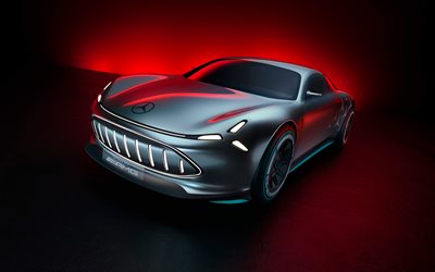 Vision AMG, 4k, studio, 2022 cars, supercars, luxury cars, 2022 Vision AMG