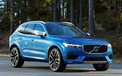new XC60, 2018 cars, Volvo XC60, crossovers, blue XC60, Volvo