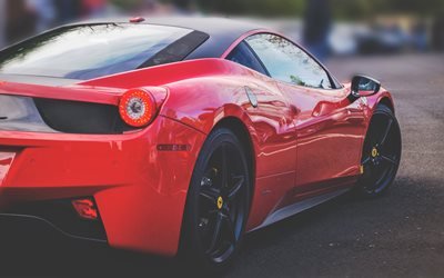 Ferrari 458 Italia, supercars, italien voitures, sportcars, Ferrari