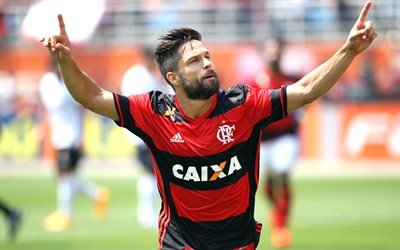 Diego, footballers, 4k, Diego Ribas da Cunha, Flamengo