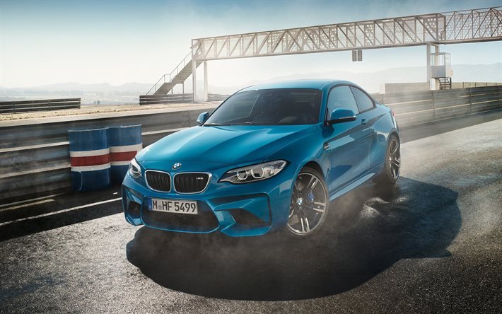 2016, bmw m2, racing track, sports coupe
