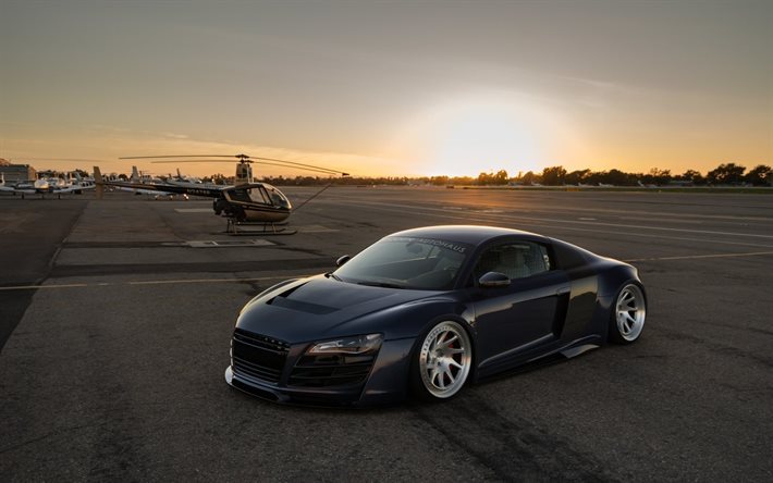 audi r8, audi, tuning, 2015, sport coupe