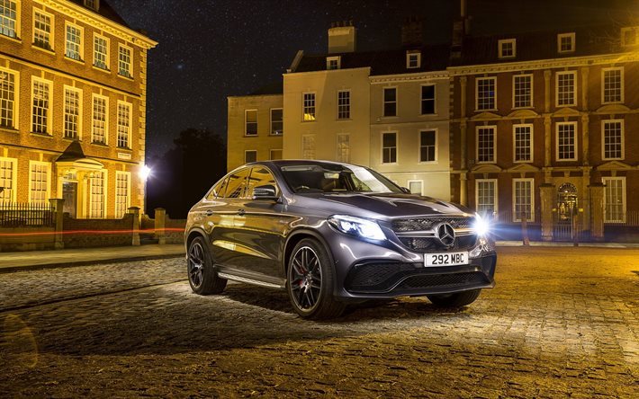 gle coup&#233;, mercedes, amg, mercedes-benz, 2016, c292, gle-classe coupe, notte